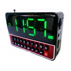 Часы, будильник, mp3-плеер c FM-радиоприемник WS-1513