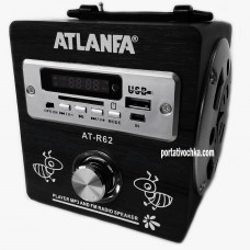 Радиоприемник Atlanfa AT-R62 портативная колонка с USB