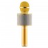 Беспроводной микрофон для караоке Wester WS-858 портативная колонка Золотой (858 Gold)