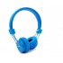 Беспроводные Bluetooth стерео наушники NIA X3 с МР3 голубые (X3 Blue)