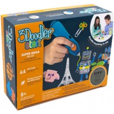 Беспроводная Детская 3D-ручка 3Doodler Start 2 3Дудлер Старт Essentials 3D Pen Set плюс 16 метра пластика (3Doodler Start 2+)