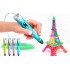 3D ручка 3D Pen 3 GEN с Эко Пластиком PLA и Трафаретами