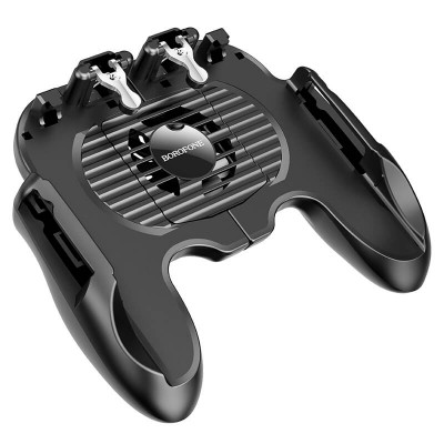 Игровой контроллер Триггер BOROFONE BG3 Warrior cooling с охлаждением для телефона, черный