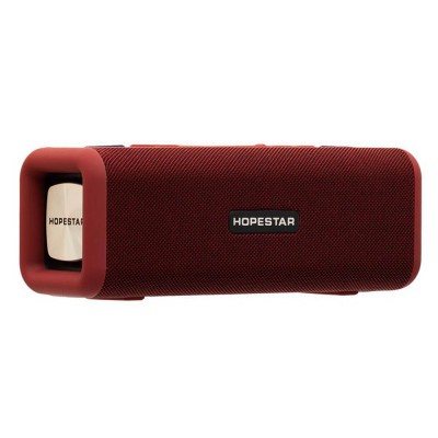 Беспроводная портативная стерео колонка Hopestar T9 c Bluetooth, USB и MicroSD Красная (T9 Red)