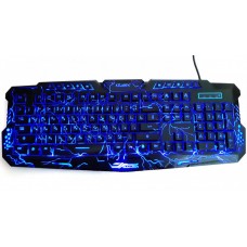 Профессиональная проводная игровая клавиатура с 3 цветами подсветки Atlanfa M200L (200)