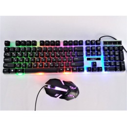 Комплект игровая клавиатура и мышь UKC M416 проводной с подсветкой