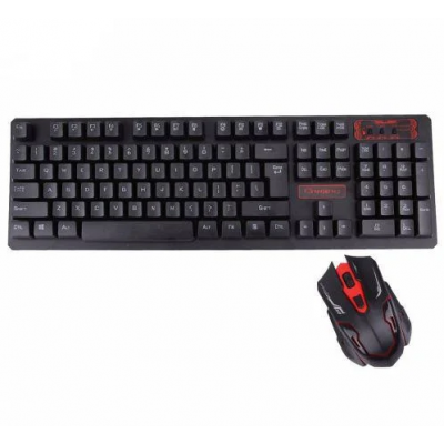 Профессиональная беспроводная Bluetooth игровая клавиатура с мышкой Wireless Keyboard UKC HK-6500 беспроводный комплект (6500)