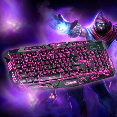 Игровая клавиатура с 3 цветами подсветки Razer Молния Atlanfa M200L