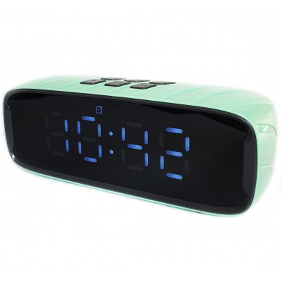 Портативная Bluetooth стерео колонка часы будильник WSTER WSA-858 BT(858)