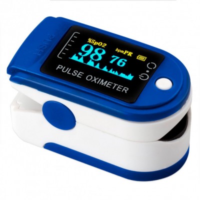 Пульсоксиметр Пульс-оксиметром Цветной дисплей Pulse oximeter электронный на палец