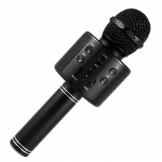 Беспроводной микрофон для караоке Wester WS-858 портативная колонка Черный