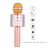 Беспроводной микрофон караоке Wester WS-858 Розовый (858 Pink)