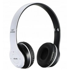 Беспроводные Bluetooth стерео наушники HBQ MEGA BASS P47 с MP3 Белые (47 White)