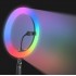 Цветная кольцевая LED светодиодная лампа RGB Ring Light20 см с Держателем под телефон для селфи / фото / видео / инстаграма / тик тока / визажиста